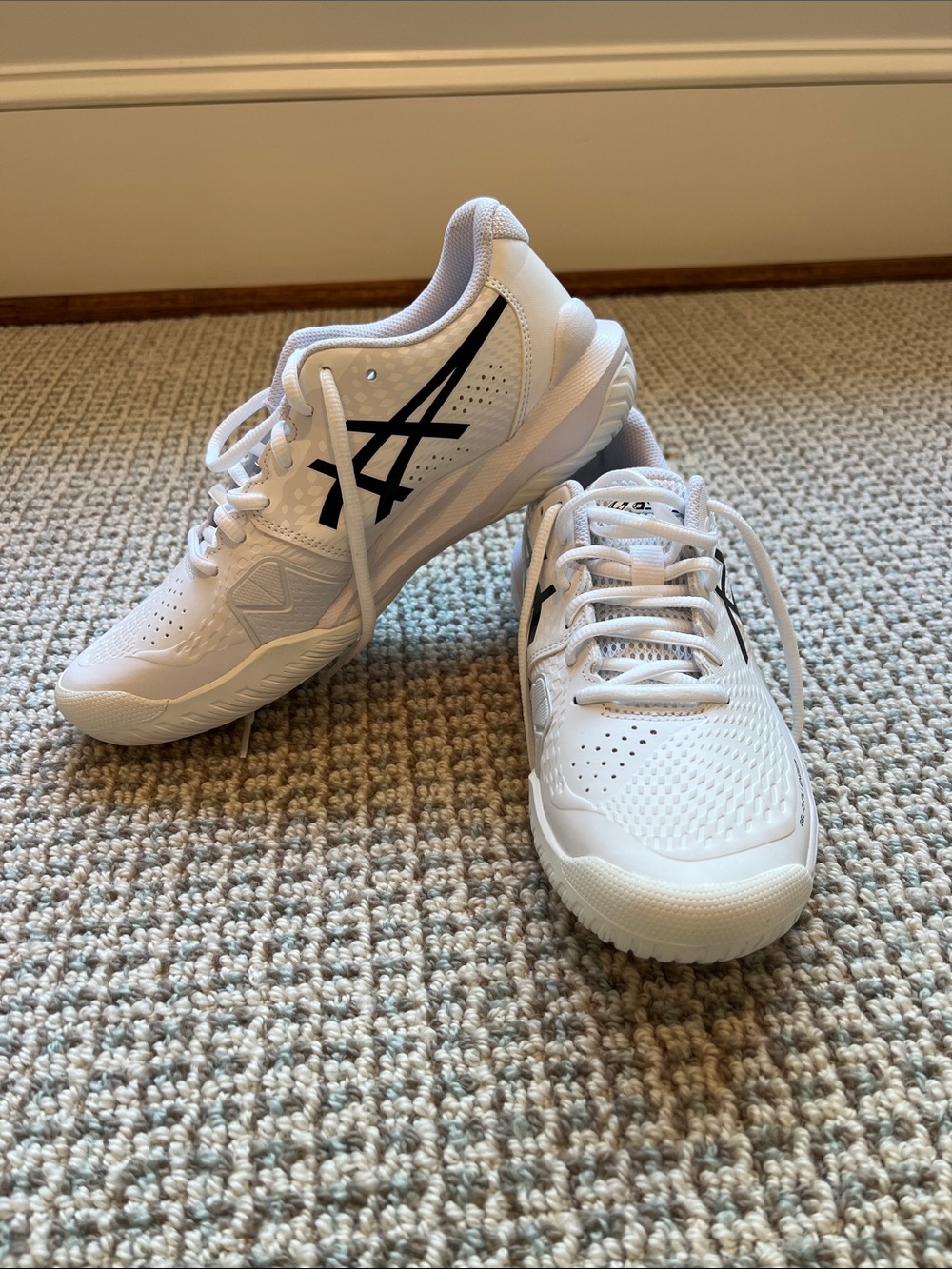 Asics White Gel Challenger 14 Tennis Sneakers